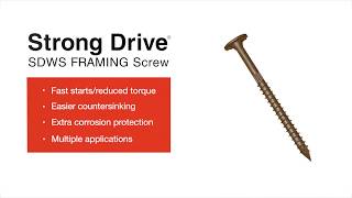 What Is a Strong-Drive® SDWS Framing Screw?