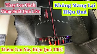 Xe Nào Thay Loa Cánh Không Hiệu Quả , Lắp Ngay Con Amply Này Hiệu Quả 100%