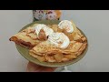 crepas de manzana y canela muy fácil y espectacular ♡