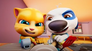 Cleaning The House | Talking Tom | Cartoons for Kids | WildBrain Zoo