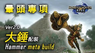 Monster Hunter Rise Ver2.0 Hammer Build (Eng Sub) | Nargacuga Hammer Solo 2:55