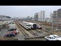 【jr九州 直方車両センター】筑豊篠栗鉄道事業部（ちくほうささぐりてつどうじぎょうぶ）， 直方駅にて 819系電車・国鉄キハ40系気動車。