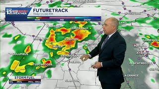 Disturbed Weather: Alabama's forecast brings a daily dose of storms, thick humidity through Memor...