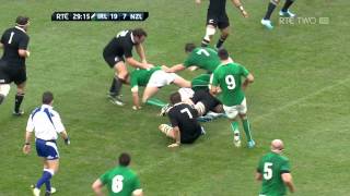 Cian Healy Tramples Over Richie McCaw HD