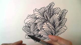 Freehand Space-filling Patterns 4: A Dense Leaf Design