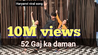 52 Gaj Ka Daman | Viral Haryanvi Song | Choreography Abhi Kashiyal