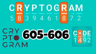 CRYPTOGRAM level 605 606