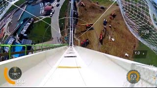 World's tallest and fastest water slide (the Verruckt)