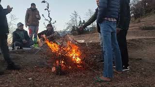 #Baglekh #Doti (small party with childhood brothers) @makar sankranti 2022