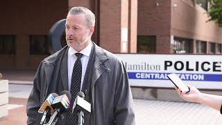 Hamilton police press conference on latest homicide