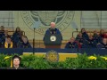 Students Walk Out of VP Mike Pence Notre Dame Graduation Speech