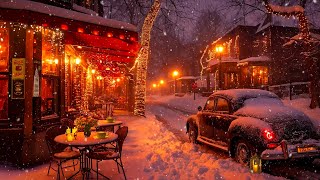 ❄️ Enjoy The Winter Atmosphere with Relaxing Jazz Music for a Good Mood ☕ A Cozy Coffee Corner