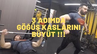 BÜYÜK VE ESTETİK GÖĞÜSLERE NASIL SAHİP OLURSUNUZ ? ( 3 ADIMDA GÖĞÜS KASLARINI BÜYÜT )