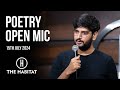 Live Poetry Open Mic at The Habitat 15th July 2024