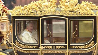 King Charles III and Camilla leave Buckingham Palace for coronation | AFP