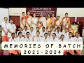 Memories of Batch 2021-2024 🎊🫶👩‍🎓🫂