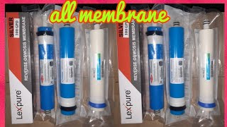 Lexpure ro membrane 100 gpd