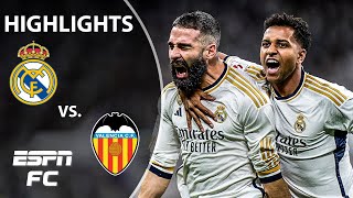 Real Madrid vs. Valencia | LALIGA Highlights | ESPN FC