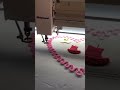 6 in 1 embroidery machine of Richpeace , tracing cording device is testing for embroidery machine