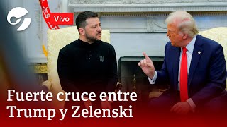 Fuerte cruce cara a cara entre Trump y Zelenski: “Estás jugando con la tercera Guerra Mundial”