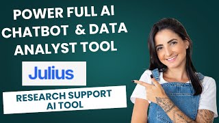 Powerfull AI Chatbot \u0026 Data Analyst Tool | Julius AI | Research Support AI Tool | Data Analysis