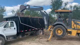 Aguirre Brothers Hauling Brush in Mcallen Texes