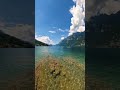 WELCOME TO SWITZERLAND 🇨🇭 BEAUTIFUL LAKE WALENSEE #shorts