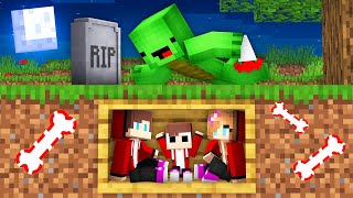 Maizen's FAMILY were BURIED ALIVE in Minecraft! - Parody Story(JJ and Mikey TV)
