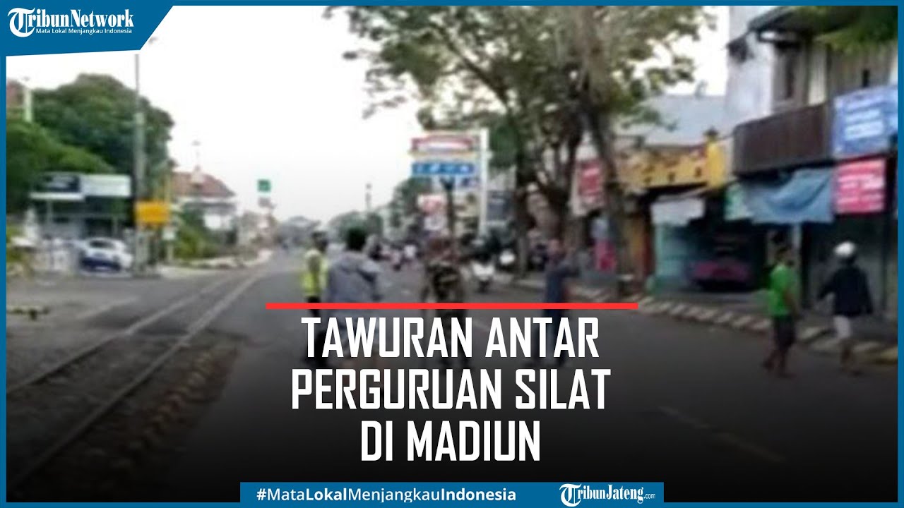 Begini Kronologi Tawuran Antar Perguruan Silat Di Kota Madiun - YouTube