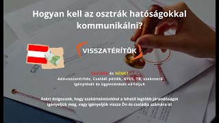 Finanzamt kapcsolat - Hogyan kommunikáljunk az osztrák adóhatósággal?