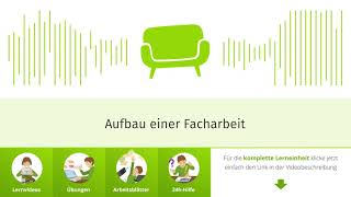 Aufbau einer Facharbeit einfach erklärt | sofatutor