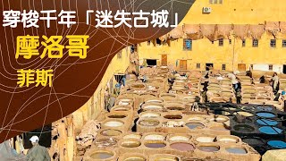 【摩洛哥🇲🇦】第一集～菲斯「迷失古城」|民宿老闆娘是香港人 😱| 全世界最大無車地區 | 九千幾條窄巷有騾仔