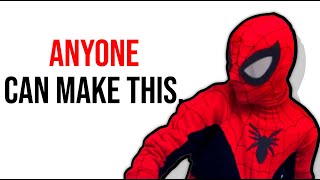 How I Made A SPIDER-MAN SUIT Out Of SWEATERS | TUTORIAL