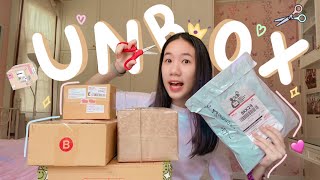 Unbox แกะพัสดุ 5 กล่องรวด เครื่องเขียน น้ำหอมแป้งเด็ก แก้วน้ำสตาร์บัค น่ารักมาก [Nonny Diary]