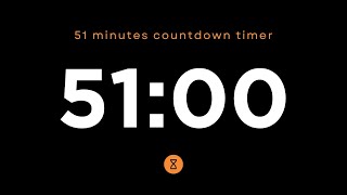 51 Minute Countdown Timer ⏳