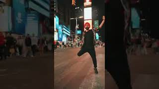 Bhangra In Times Square New York City #purebhangra #panjabimc