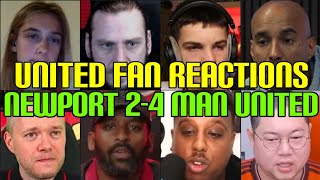 UNITED FANS REACTION TO NEWPORT COUNTY 2-4 MAN UNITED | FANS CHANNEL