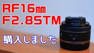 RF16㎜ F2.8 STM購入しました