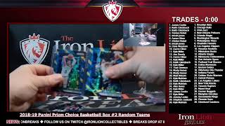 2018-19 Panini Prizm Choice Basketball Box #2 Random Teams