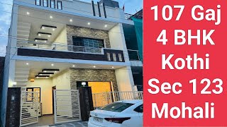 107 Gaj 4 BHK Beautiful Kothi On Airport Road Sector 123 Mohali