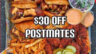 Free food ! $30 off POSTMATES | Feb 2021 | run deal 🏃🏻♀️💨