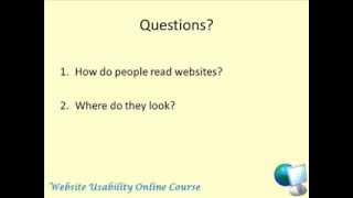 Video 2 How people read websites