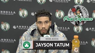 Jayson Tatum: "I was never worried" about shooting slump | Celtics vs Lakers