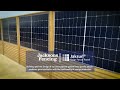 jaksun solar fence panel product detail