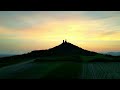 4k2023 hrad házmburk castle hazmburk castle ruins sunset