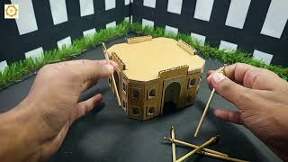 Taj Mahal Kaise Bnaye 😍|| Making Of Taj Mahal || Through Cardboard || Episode :- 9