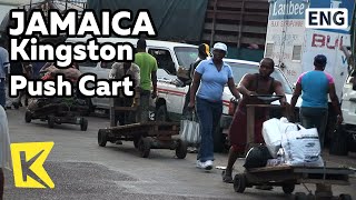 【K】Jamaica Travel-Kingston[자메이카 여행-킹스턴]재래시장의 푸시카트와 열대과일 악키/Push Cart/Market/Tropical fruits/Ackee