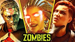 BLACK OPS 4 ZOMBIES: THE MOVIE (Chaos Story) - ALL EASTER EGG CUTSCENES, INTROS AND FULL STORYLINE