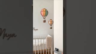 Kids Room Design Ideas for Boys and Girls | Hot Air Balloon Nursery Decor Inspiration #diy