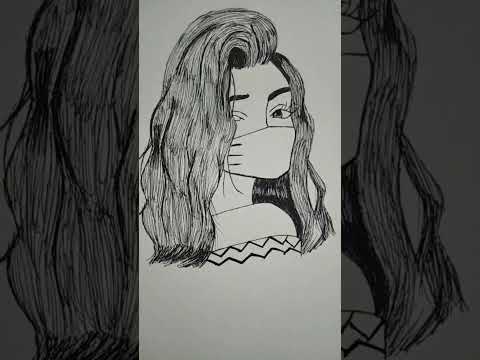 Girl Quick Sketch Sketch Myart Shorts Viralshort Youtube